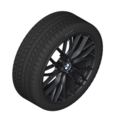 36112289758 - : F34 3 Series GT M Performance 18" Style 405M Black Winter Wheel/Tire - 8x18 for BMW Image