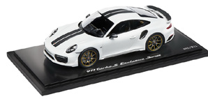 WAP0219030H - : Porsche Model Car - 911 Turbo S Exclusive, Carrara White, 1:18 for Porsche Image