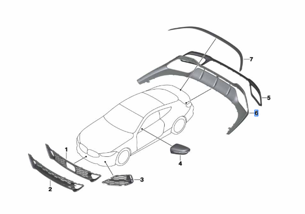 51128077594 - Body: Cover for BMW Image