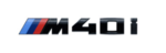 51142472833 - : G01 X3 Gloss Black Painted Badge - "M40i" for BMW: X3 Image