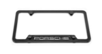 PNA70200544 - : Carbon Fiber License Plate Frame with Porsche Script for Porsche Image