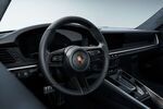 992044410 - : GT sports steering wheel leather with steering wheel cover carbon matt incl. steering wheel heating for Porsche Image