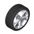 36110003057 - : G01 X3, G02 X4 18" Style 688 Silver Winter Wheel/Tire - 7x18 for BMW Image