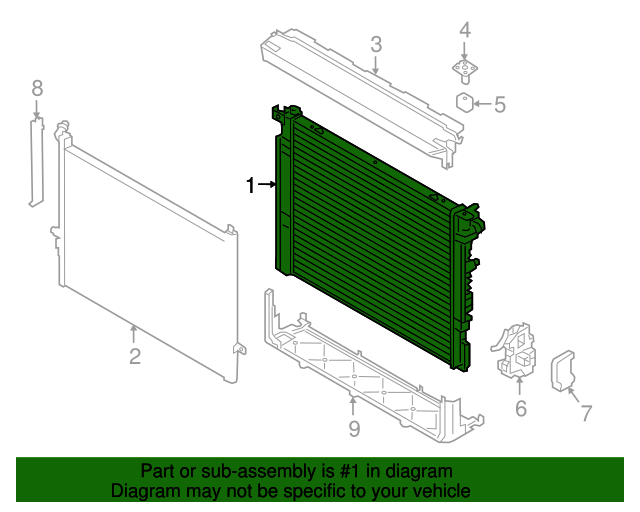 Genuine BMW 17-11-8-743-667 | Radiator | FREE Shipping on