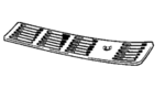 51131904572 - : Grille for BMW: 318i, 318is, 325, 325e, 325es, 325i, 325is, 325iX, M3 Image