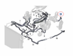 17127640287 - : Engine Coolant Hose for BMW: 230i, 230i xDrive, 330i, 330i GT xDrive, 330i xDrive, 430i, 430i Gran Coupe, 430i xDrive, 430i xDrive Gran Coupe, 530i, 530i xDrive Image