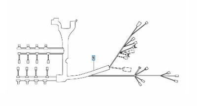 12517839272 - Electrical: Engine Harness for BMW Image