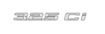 51147025253 - : Nameplate - 325Ci for BMW: 325Ci Image