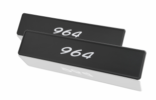 PCG70196400 - : ​​Porsche Classic Sticker Number Plate Set - 964 for Porsche Image