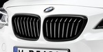 51712336815 - : F22/23 2 Series M Performance Black Kidney Grille - Left for BMW: 228i, 228i xDrive, 230i, 230i xDrive, M235i, M235i xDrive, M240i, M240i xDrive Image