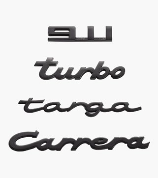 WAP0502020NSET - : Logo Magnets Set - Black for Porsche Image