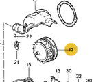91157132032 - : HVAC Blower Motor for Porsche: 911 Image
