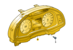 8W5920890B - : Combination Instrument Cluster for Audi Image