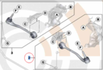 31122339999 - : Repair Kit, Wishbone - Left for BMW Image