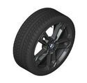 36115B5CFF5 - : ​U11 X1, U10 X2 19" Style 871M Double Spoke Jet Black Winter Wheel/Tire - 8Jx19 for BMW Image
