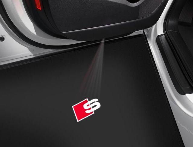Audi エントリーLED 4G0 052 133 J Genuine Audi 4G0-052-133-J | LED Puddle Lights - S Emblem