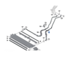 17228848388 - : Feed Line Engine Oil Cooler for BMW: M2, M3, M4 Image
