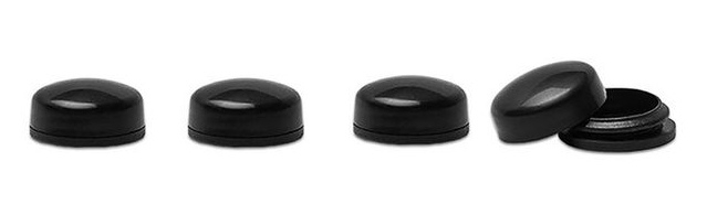 82120150564 - Exterior: License Plate Frame Finishing Caps, Set Of 4 (Black) for BMW: 128i, 135i, 135is, 228i, 228i xDrive, 230i, 230i xDrive, 320i, 320i xDrive, 328d, 328d xDrive, 328i, 328i xDrive, 330e, 330i, 330i GT xDrive, 330i xDrive, 335d, 335i, 335i GT xDrive, 335i xDrive, 335is, 340i, 340i GT xDrive, 340i xDrive, 428i, 428i xDrive, 430i, 430i Gran Coupe, 430i xDrive, 435i, 435i xDrive, 440i, 440i xDrive, 528i, 528i xDrive, 530i, 530i xDrive, 535d, 535d xDrive, 535i, 535i GT, 535i GT xDrive, 535i xDrive, 540d xDrive, 540i, 540i xDrive, 550i, 550i GT xDrive, 550i xDrive, 640i, 640i Gran Coupe, 640i xDrive, 640i xDrive Gran Coupe, 640i xDrive Gran Turismo, 650i, 650i Gran Coupe, 650i xDrive, 650i xDrive Gran Coupe, 740e xDrive, 740i, 740i xDrive, 740Li, 740Li xDrive, 750i, 750i xDrive, 750Li, 750Li xDrive, 760Li, 840i, 840i Gran Coupe, Alpina B6 xDrive Gran Coupe, Alpina B7, M2, M235i, M235i xDrive, M240i, M240i xDrive, M3, M340i, M4, M440i Gran Coupe, M5, M550i xDrive, M6, M6 Gran Coupe, M760i xDrive, M8, X1, X2, X3, X4, X5, X6, X7, Z4 Image