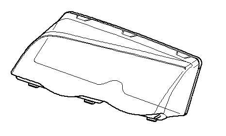 63126923411 - : Headlamp Lens - Left for BMW: 325i, 325xi, 330i, 330xi Image