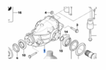 33107518807 - : Rear Differential for BMW: 323i Image