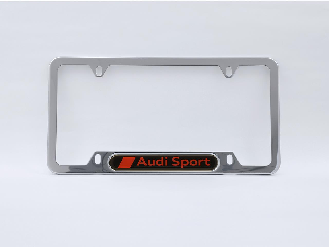 Genuine Audi ZAW-071-801-Q | Audi Sport License Plate Frame