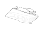 63127165949 - : Composite Headlamp - Left for BMW: 325Ci, 330Ci Image