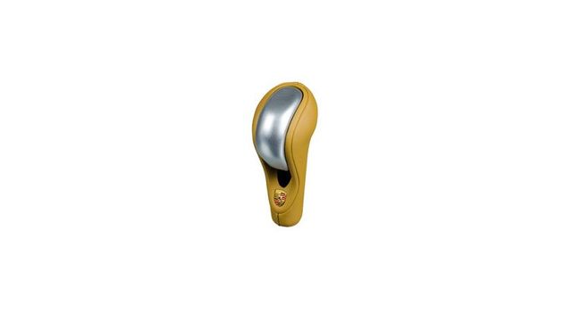 99642698100S30 - : Tiptronic Selector Lever, Aluminum/Leather, Savanna Beige for Porsche Image