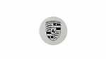 993361303119A1 - : Center Cap - Silver with Black Porsche Crest for Porsche: 911, Boxster Image
