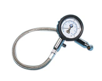 82120140377 - Wheels: Mechanical Tire Pressure Gauge for BMW: 128i, 135i, 135is, 228i, 228i xDrive, 230i, 230i xDrive, 320i, 320i xDrive, 325Ci, 325i, 325xi, 328d, 328d xDrive, 328i, 328i xDrive, 328xi, 330Ci, 330e, 330i, 330i GT xDrive, 330i xDrive, 330xi, 335d, 335i, 335i GT xDrive, 335i xDrive, 335is, 335xi, 340i, 340i GT xDrive, 340i xDrive, 428i, 428i xDrive, 430i, 430i xDrive, 435i, 435i xDrive, 440i, 440i xDrive, 525i, 525xi, 528i, 528i xDrive, 528xi, 530i, 530i xDrive, 530xi, 535d, 535d xDrive, 535i, 535i GT, 535i GT xDrive, 535i xDrive, 535xi, 540d xDrive, 540i, 540i xDrive, 550i, 550i GT xDrive, 550i xDrive, 640i, 640i Gran Coupe, 640i xDrive, 640i xDrive Gran Coupe, 640i xDrive Gran Turismo, 650i, 650i Gran Coupe, 650i xDrive, 650i xDrive Gran Coupe, 740e xDrive, 740i, 740i xDrive, 740Li, 740Li xDrive, 750i, 750i xDrive, 750Li, 750Li xDrive, 760Li, 840i, Alpina B6 xDrive Gran Coupe, Alpina B7, M2, M235i, M235i xDrive, M240i, M240i xDrive, M3, M340i, M4, M5, M550i xDrive, M6, M6 Gran Coupe, M760i xDrive, M8, X1, X2, X3, X4, X5, X6, X7, Z4 Image