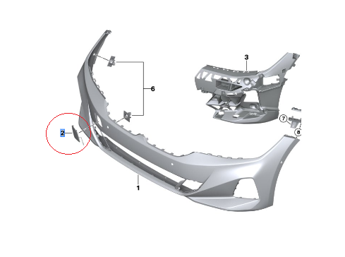 Genuine BMW 51-11-5-A69-623 | Tow Eye Cap | FREE Shipping on