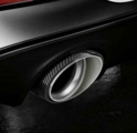 18302467290 - : F39 X2 M35iX M Performance Titanium/Carbon Fiber Tailpipe Trim Set for BMW Image
