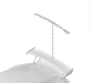 99155925170 - : 991T, GT3-3 (2014-2020) Rear Spoiler Inscription - Porsche for Porsche Image