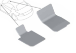 51477267571 - : E89 Z4 Floor Mats Set, Embroidered - 35is for BMW Image