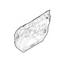 51487114714 - : Water/Sound Door Insulator Shield - Front Right for BMW Image