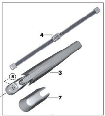61627407274 - Body: Wiper Arm for BMW Image