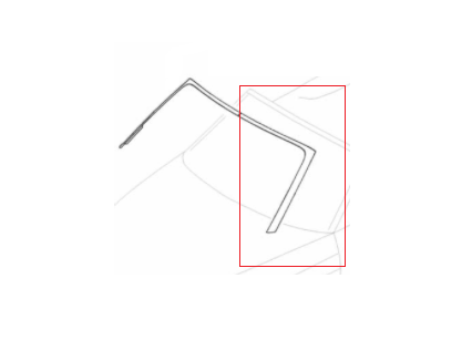 51168398505 - Body: Molding for BMW Image
