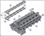 11127624429 - : Cylinder Head for BMW: 135i, 335d, 335i, 335i GT xDrive, 335i xDrive, 435i, 435i Gran Coupe, 435i xDrive, 435i xDrive Gran Coupe, 530i, 535i, 535i GT, 535i GT xDrive, 535i xDrive, 540i, 640i, 640i Gran Coupe, 640i xDrive, 640i xDrive Gran Coupe, 740i, ActiveHybrid 5, ActiveHybrid 7, M2, M235i, M235i xDrive, X1, X3, X4, X5, X6 Image