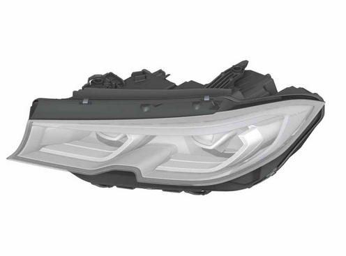 63118496167 - Electrical: Headlamp for BMW: 330e, 330e xDrive, 330i, 330i xDrive, M340i, M340i xDrive Image