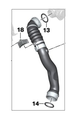 11618506079 - : Charge Air Line for BMW Image