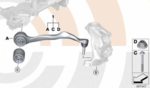 31102467055 - : Repair Set For Radius Rod - Left for BMW Image