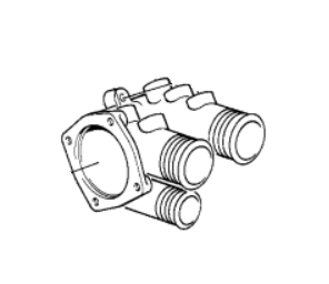 11531710959 - Cooling System: Thermostat Housing for BMW Image
