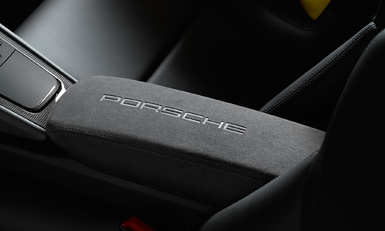 99755399125A11 - : ​987/997 (2005-2012) Leather Armrest Door with Model Lettering for Porsche Image