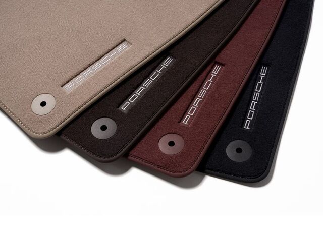 976864435H9M0 - : Carpet Floor mats set with Nubuk surround for Porsche Image