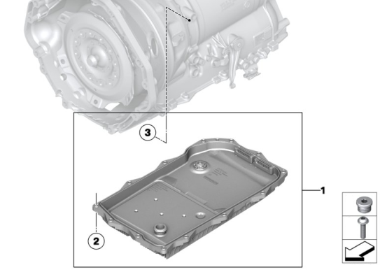 24118612901 - Maintenance &amp; Lubrication: Transmission Oil Filter for BMW: 228i, 228i xDrive, 230i, 230i xDrive, 320i, 320i xDrive, 328d, 328d xDrive, 328i, 328i GT xDrive, 328i xDrive, 330e, 330i, 330i GT xDrive, 330i xDrive, 335i, 335i GT xDrive, 335i xDrive, 340i, 340i GT xDrive, 340i xDrive, 428i, 428i Gran Coupe, 428i xDrive, 428i xDrive Gran Coupe, 430i, 430i Gran Coupe, 430i xDrive, 430i xDrive Gran Coupe, 435i, 435i Gran Coupe, 435i xDrive, 435i xDrive Gran Coupe, 440i, 440i Gran Coupe, 440i xDrive, 440i xDrive Gran Coupe, 528i, 528i xDrive, 530i, 530i xDrive, 535d, 535d xDrive, 535i, 535i GT, 535i GT xDrive, 535i xDrive, 540d xDrive, 540i, 540i xDrive, 550i, 550i GT, 550i GT xDrive, 550i xDrive, 640i, 640i Gran Coupe, 640i xDrive, 640i xDrive Gran Coupe, 640i xDrive Gran Turismo, 650i, 650i Gran Coupe, 650i xDrive, 650i xDrive Gran Coupe, 740e xDrive, 740i, 740i xDrive, 740Ld xDrive, 740Li, 740Li xDrive, 750i, 750i xDrive, 750Li, 750Li xDrive, 840i, 840i Gran Coupe, 840i xDrive, 840i xDrive Gran Coupe, ActiveHybrid 3, ActiveHybrid 5, Alpina B6 xDrive Gran Coupe, Alpina B7, Alpina B7 xDrive, Alpina B7L, Alpina B7L xDrive, M235i, M235i xDrive, M240i, M240i xDrive, M340i, M440i xDrive, M550i xDrive, M850i xDrive, M850i xDrive Gran Coupe, X1, X3, X4, X5, X6, X7, Z4 Image
