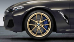 36112459552 - : ​G14/G15/G16 8 Series M Performance 20" Style 763M Frozen Gold Matte Wheel/Tire Set for BMW: 840i, 840i Gran Coupe Image
