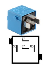 61366915327 - Electrical: Relay for BMW: 528i, 528i xDrive, 535d, 535d xDrive, 535i, 535i xDrive, 550i, 550i xDrive, ActiveHybrid 5, M5 Image