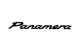 971853675H - : 971 Panamera (2017+) Black Model Decal Lettering - "Panamera" for Porsche Image