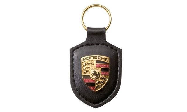 WAP0500900E - : Porsche Crest Keyring - Black for Porsche Image