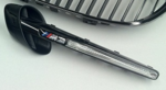 51135A6ABE3 - : E92/93 M3 Edition Black Chrome Side Gill - Left for BMW Image