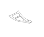 51167983431 - : E9x M3 Center Console Trim, Carbon Fiber - Individual for BMW Image